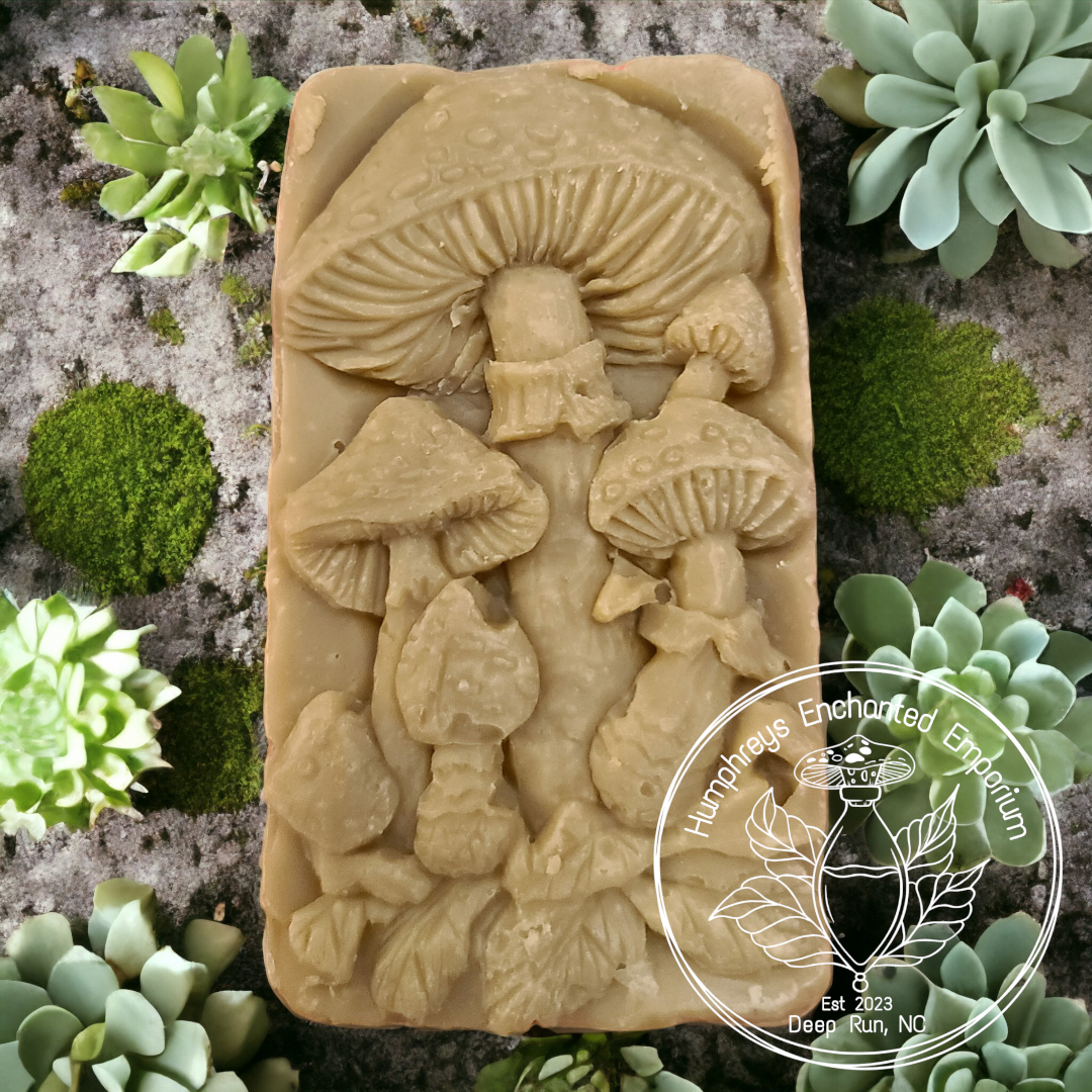 Tumeric soap (Mushroom Design)